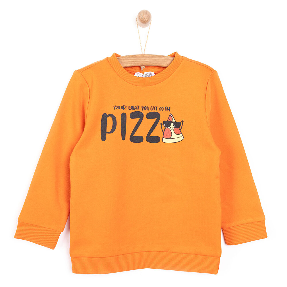 Basic Sweatshirt Erkek Bebek