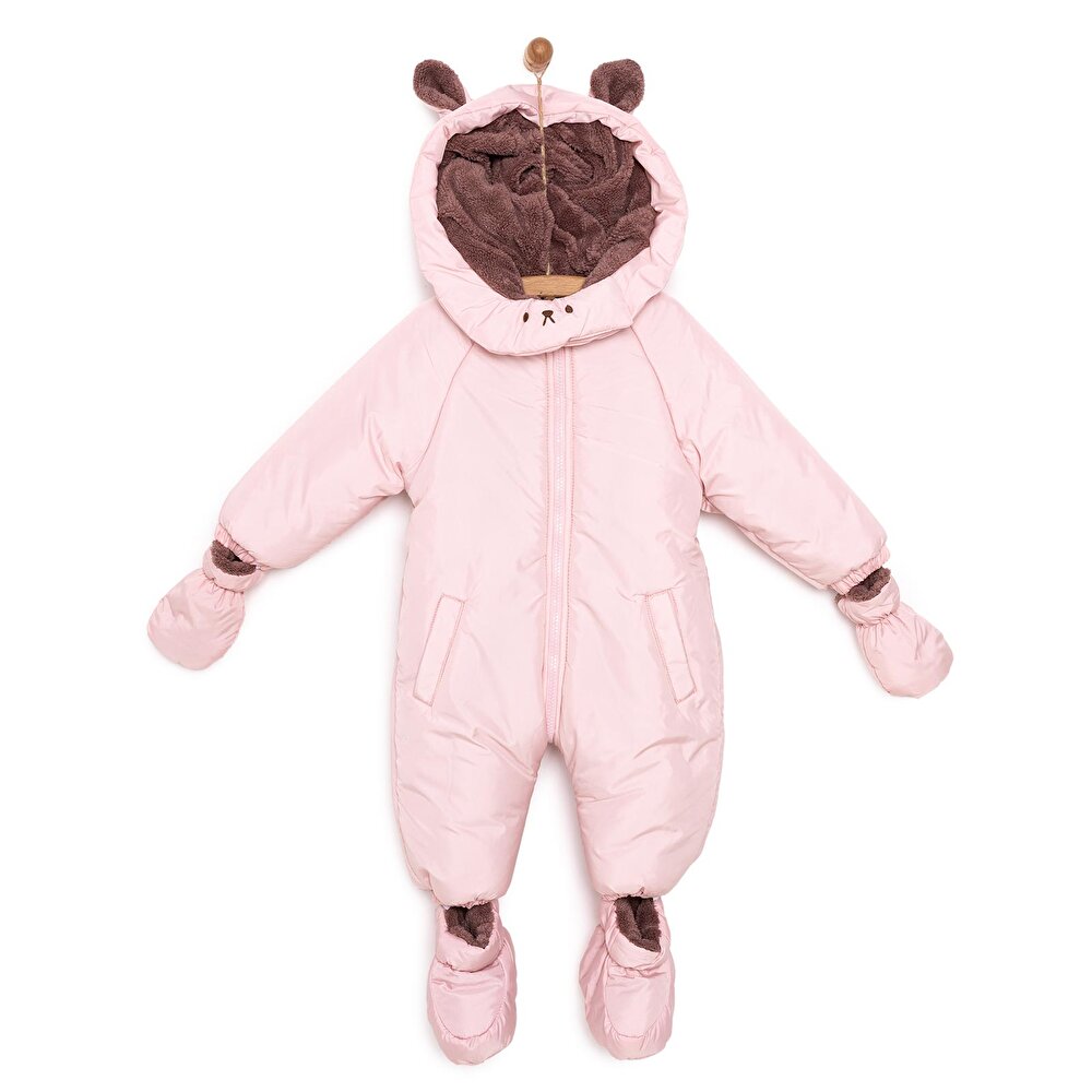Basic Tavşan Kulaklı Astronot Tulum Kız Bebek