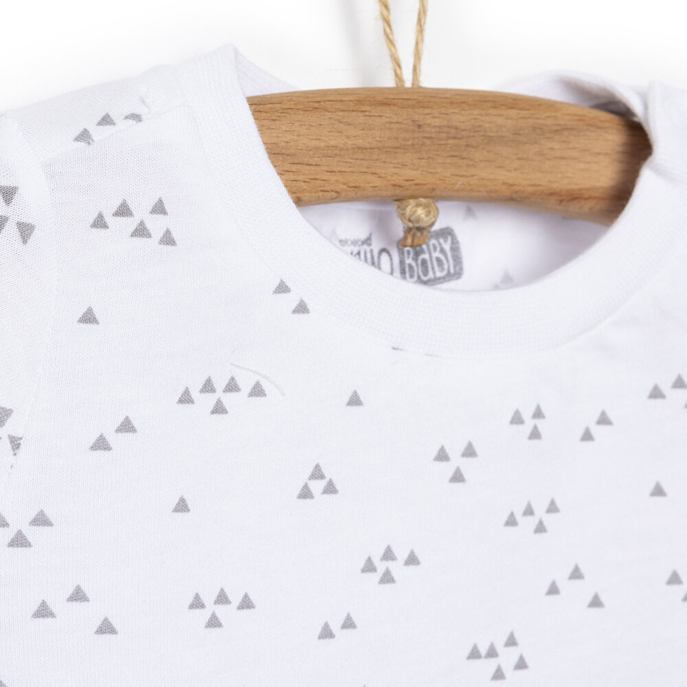 Basic Timsah Baskılı Tshirt Erkek Bebek