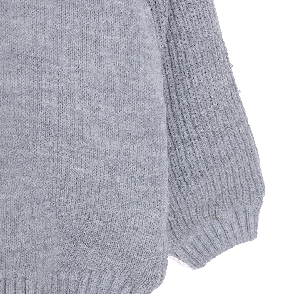 Basic Unisex Peluş Triko Hırka Unisex