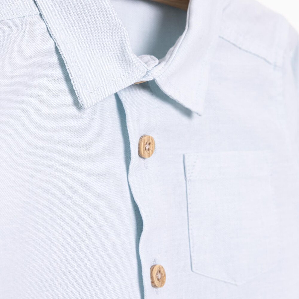 Basic Uzun Kollu Oxford Gömlek Erkek Bebek