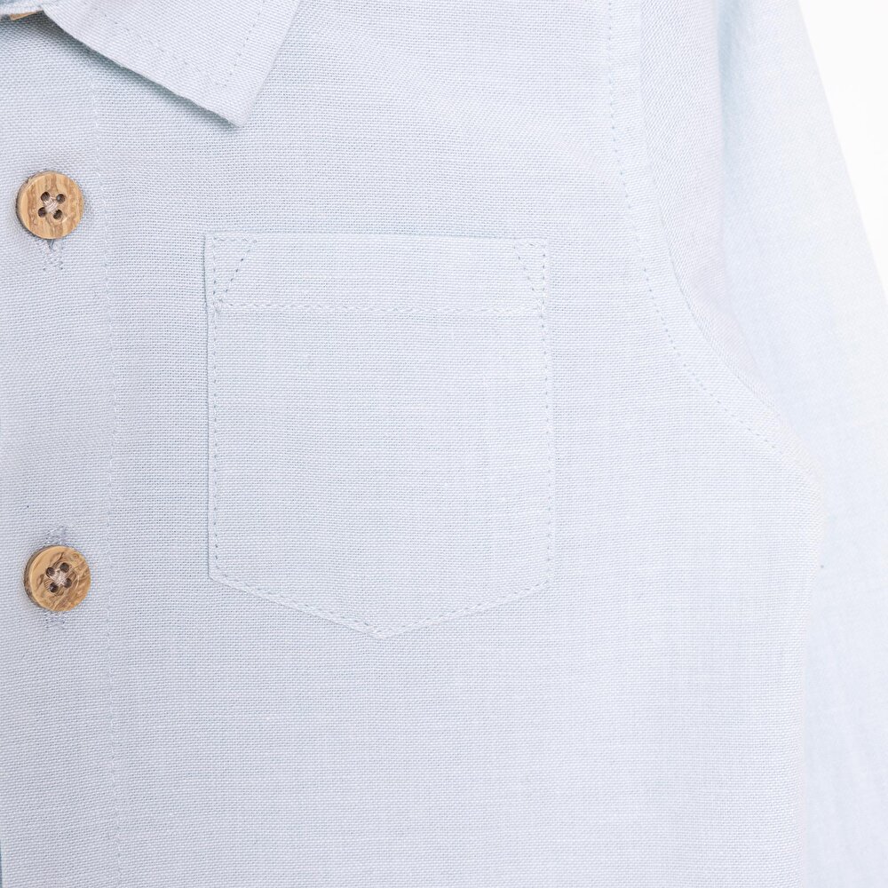 Basic Uzun Kollu Oxford Gömlek Erkek Bebek