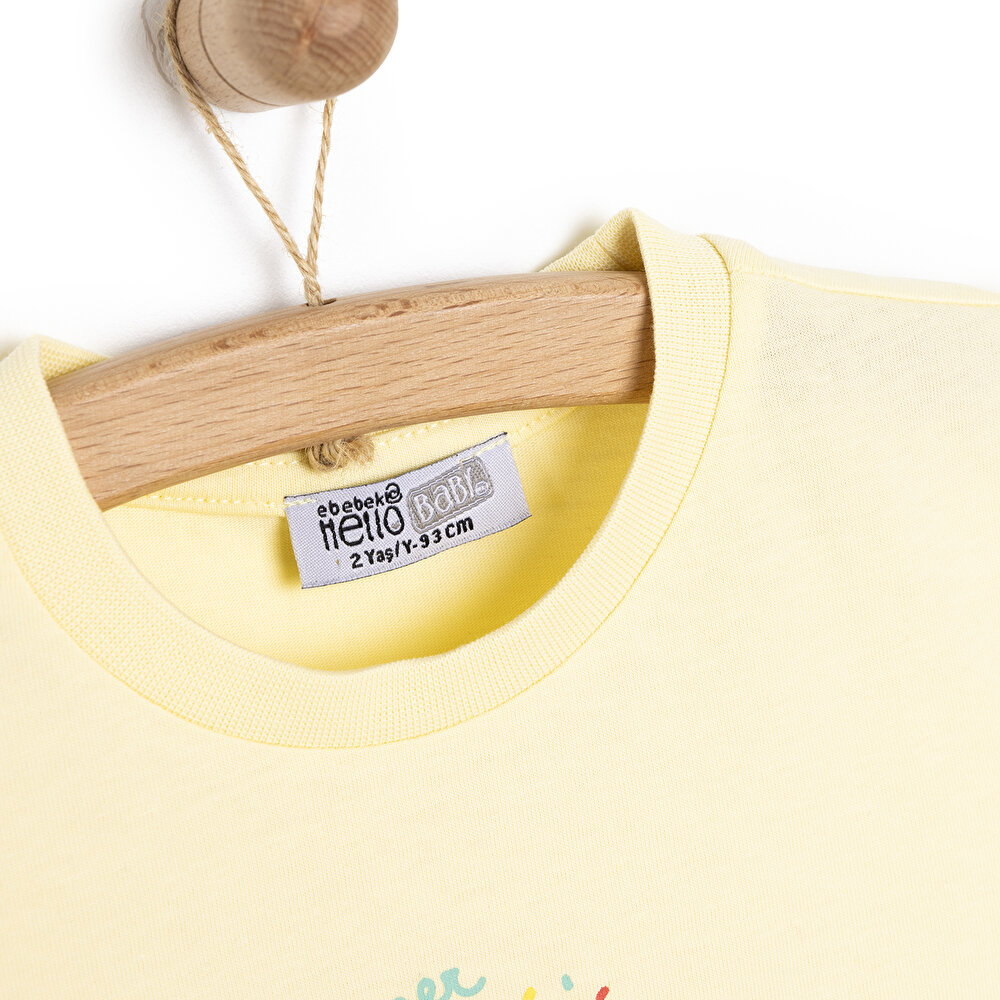 Basic Yarış Baskılı Tshirt-Şort Erkek Bebek