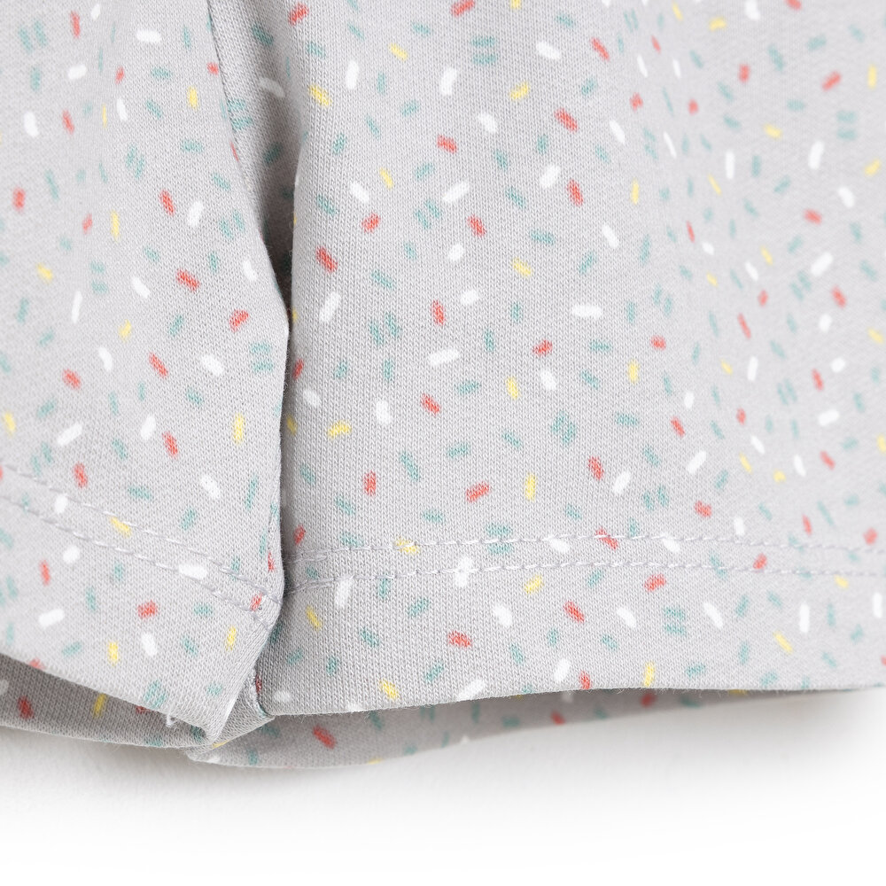 Basic Yarış Baskılı Tshirt-Şort Erkek Bebek