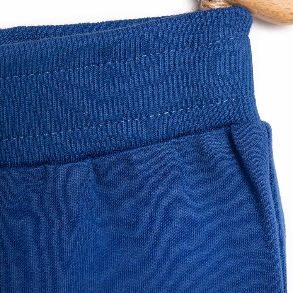 Basic Yazı Baskılı Az Şardonlu Eşofman Alt Erkek Bebek