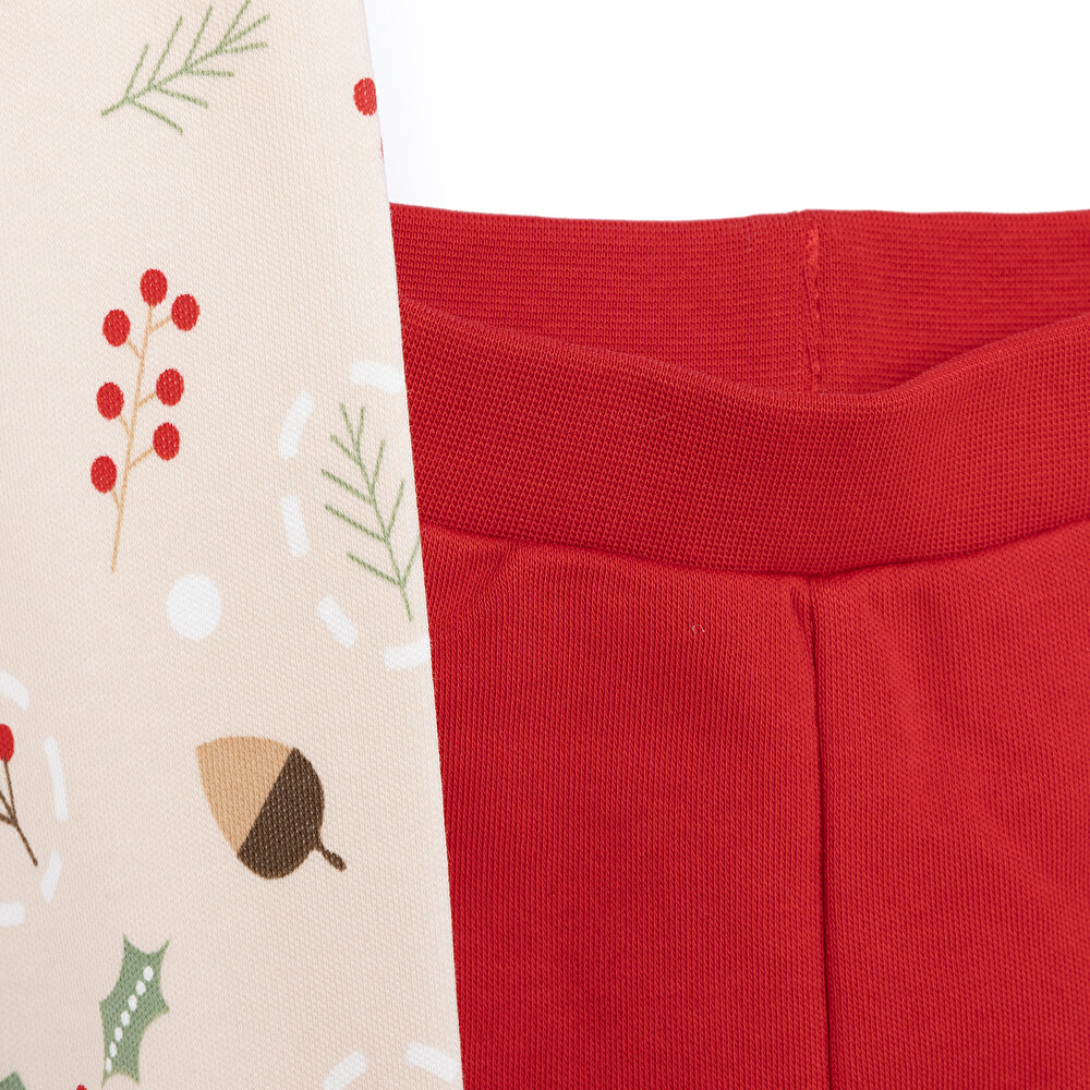 Basic Yılbaşı Temalı 2li Patiksiz Alt Kız Bebek