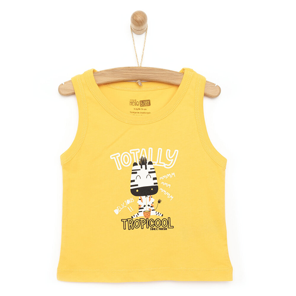 Basic Zebra Baskılı Tshirt Erkek Bebek