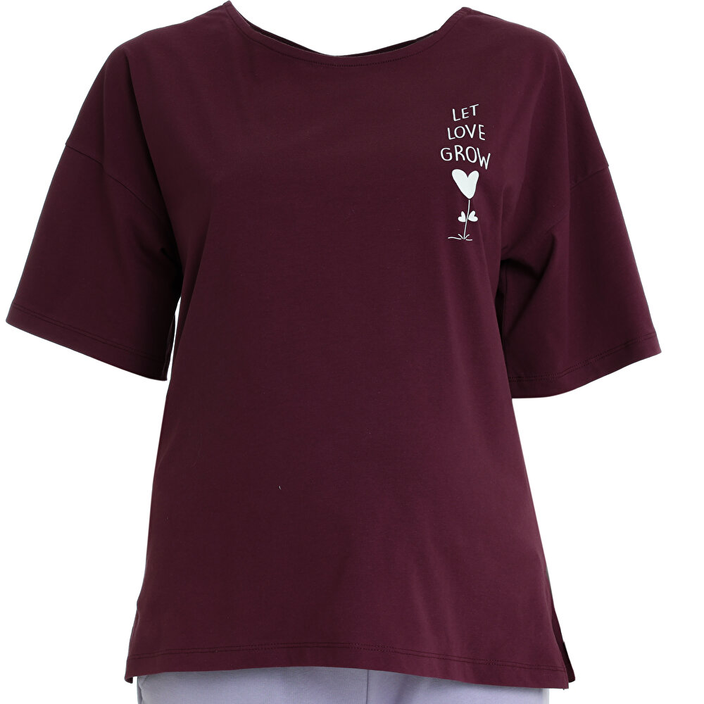 Baskılı Hamile Tshirt