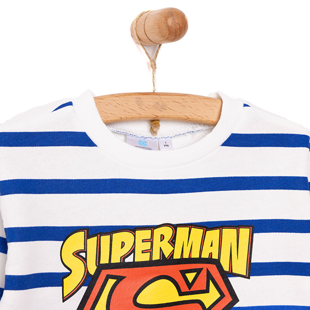 Batman ve Superman - Warner Bros Superman Erkek Sweatshirt Erkek Bebek