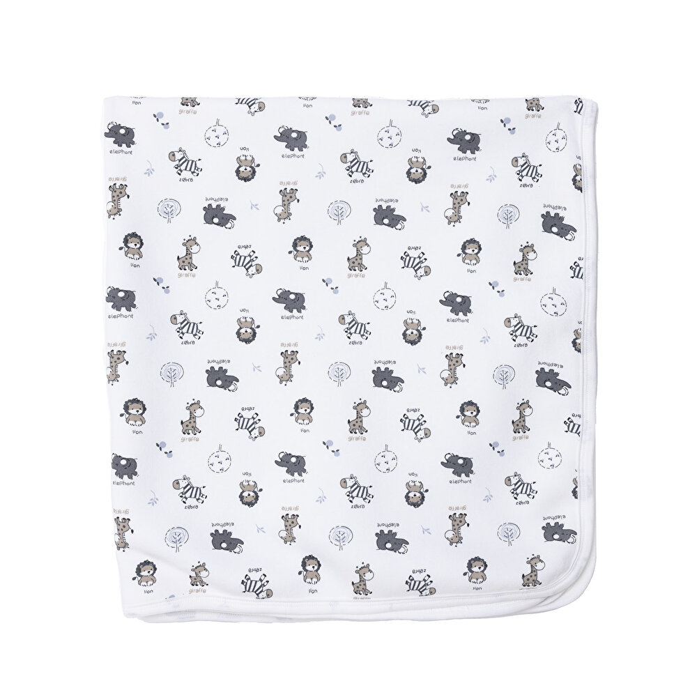 Unisex Battaniye Şardonlu Üç İplik 90 x 100cm