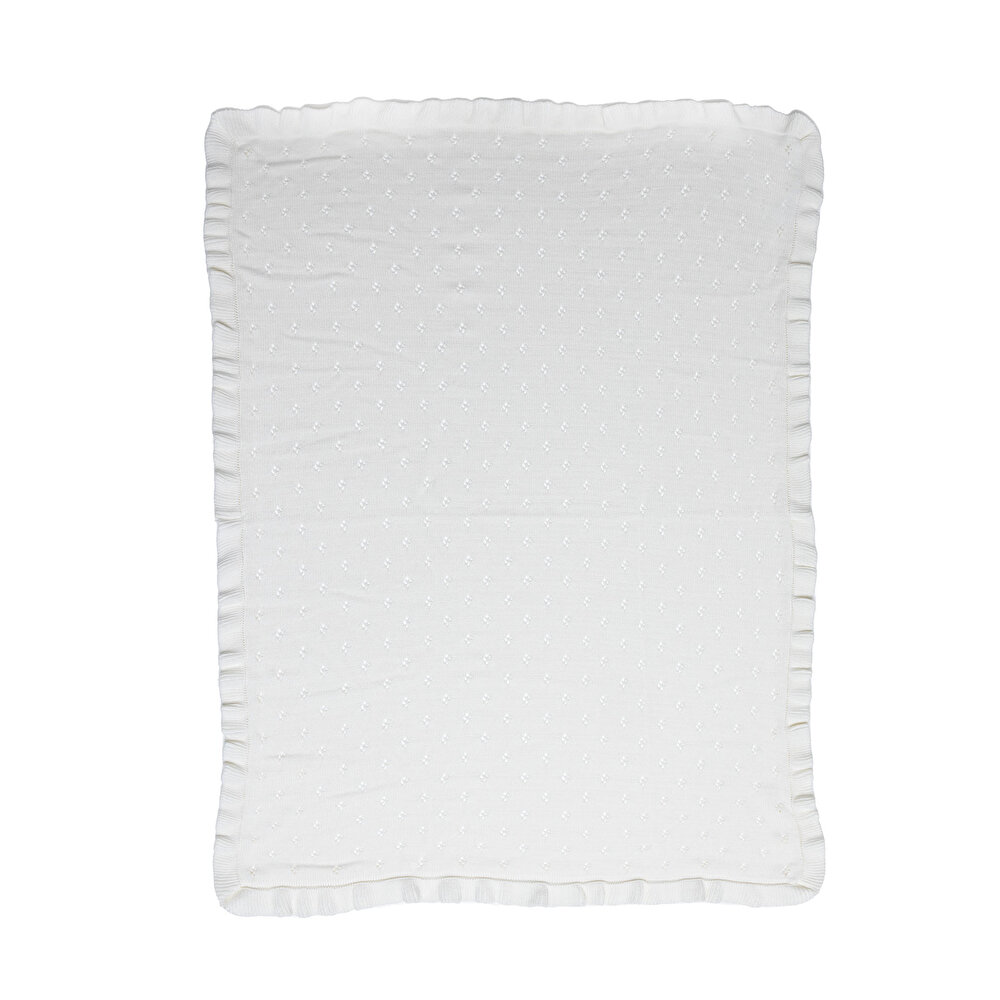 Kız Bebek Battaniye Triko 70x100cm