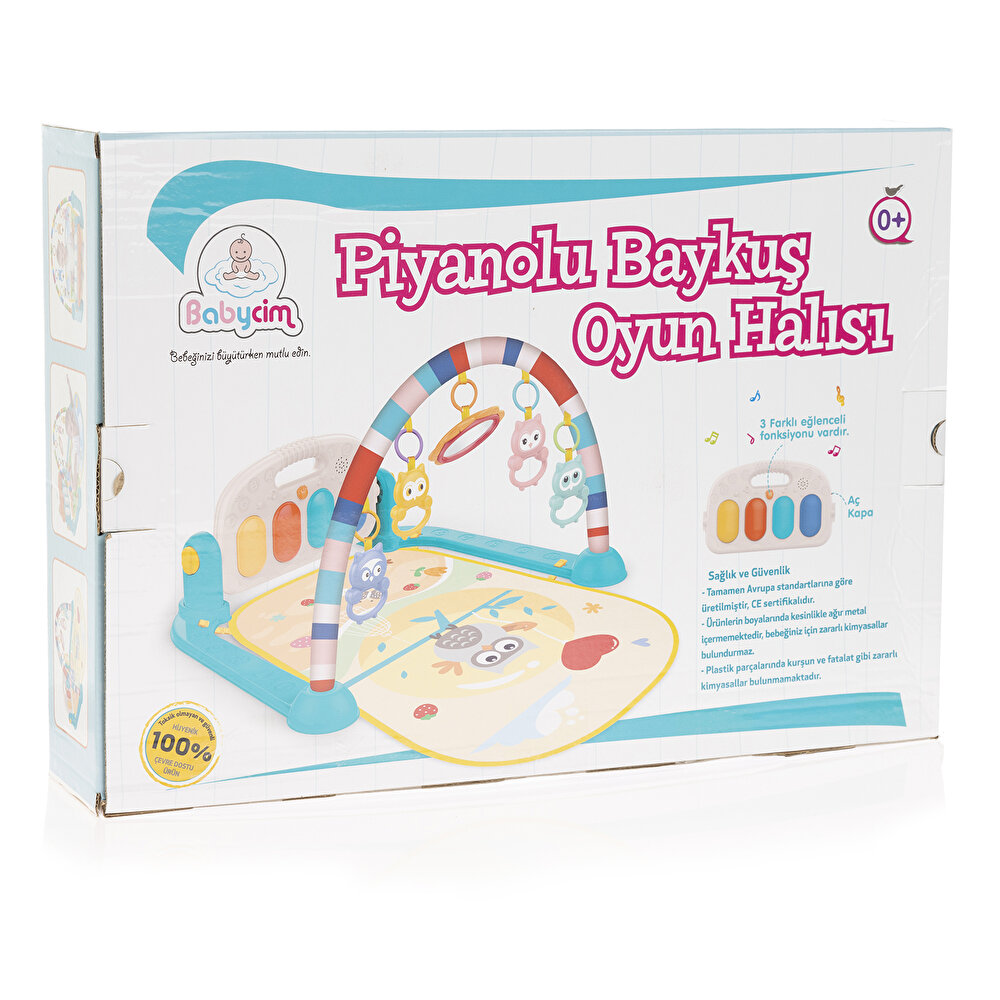 Baykuşlu Piyanolu Bebek Oyun Halısı