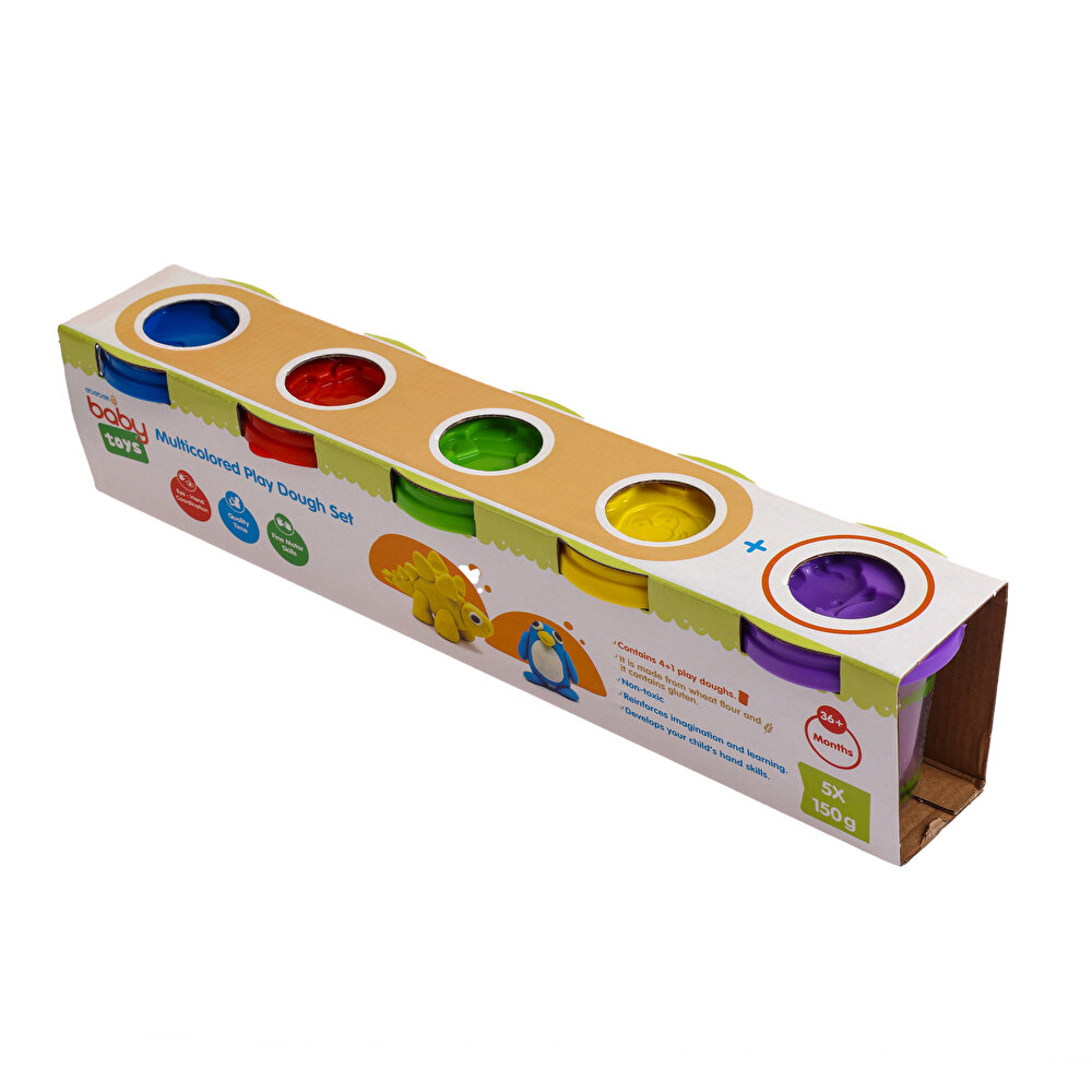 Çok Renkli Bebek Oyun Hamuru Seti +3 Yaş