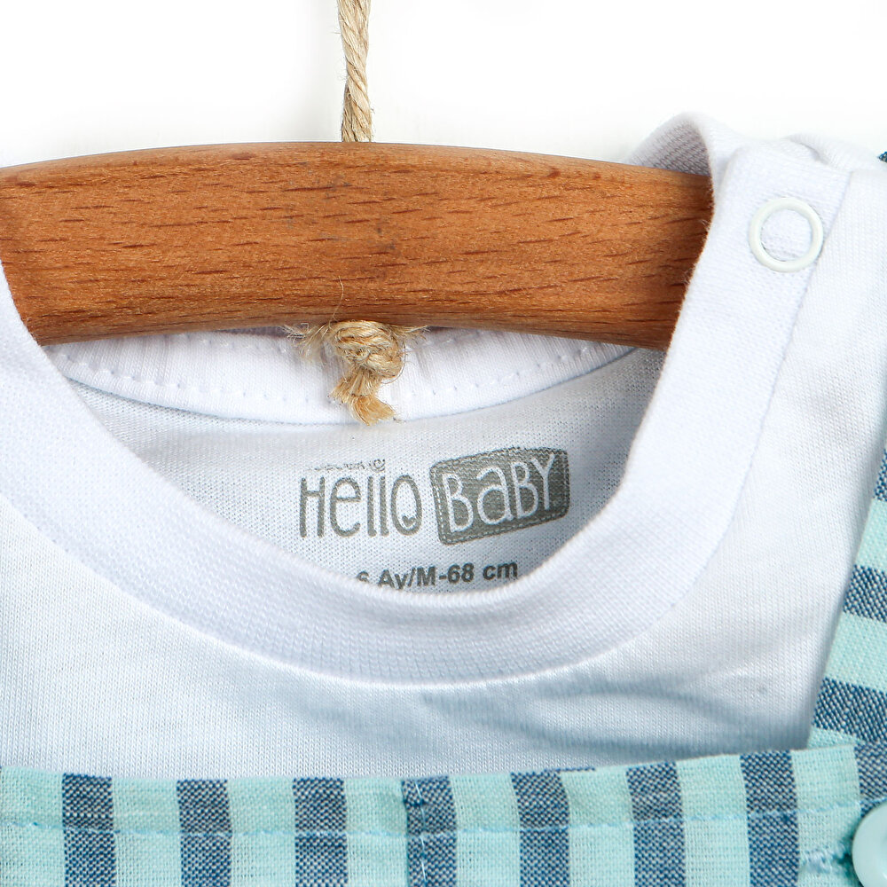 Beach Party Salopet-Tshirt Erkek Bebek