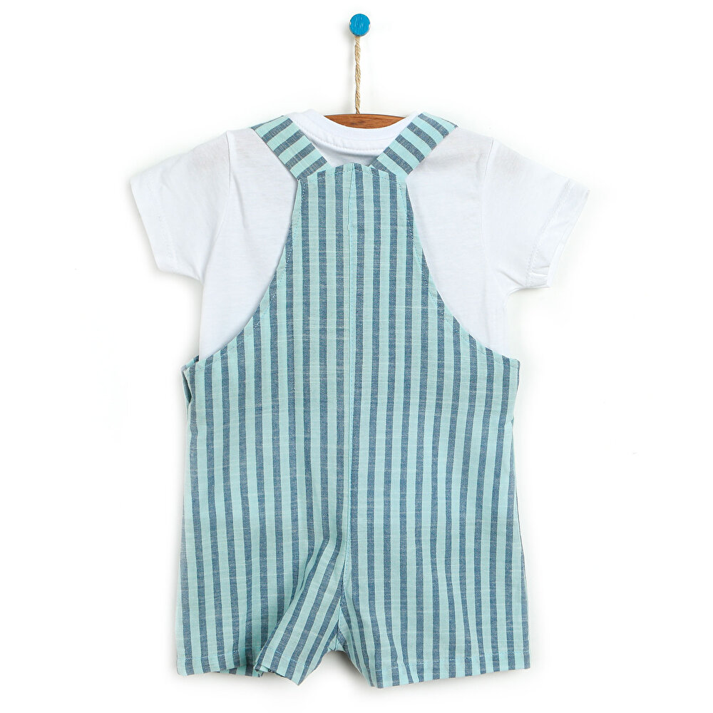 Beach Party Salopet-Tshirt Erkek Bebek