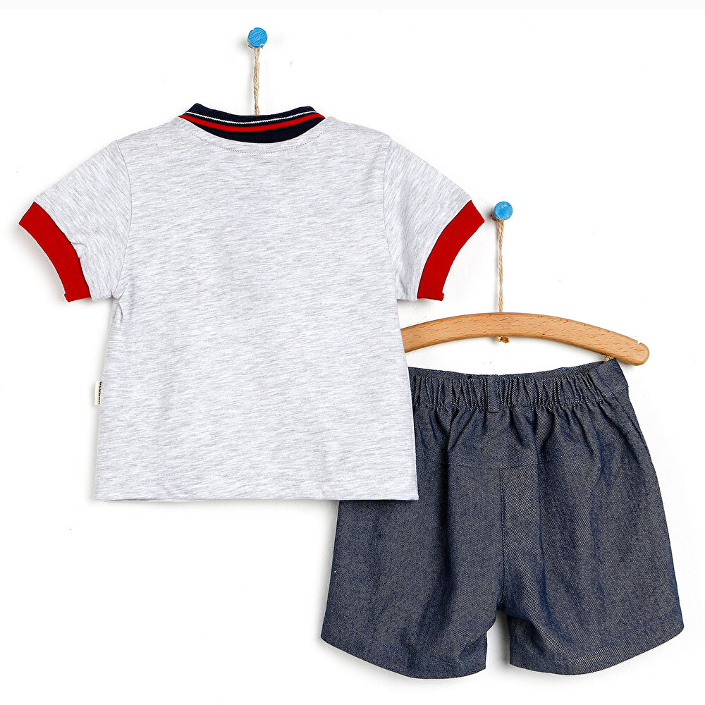 Little Marine Tshirt-Şort Erkek Bebek