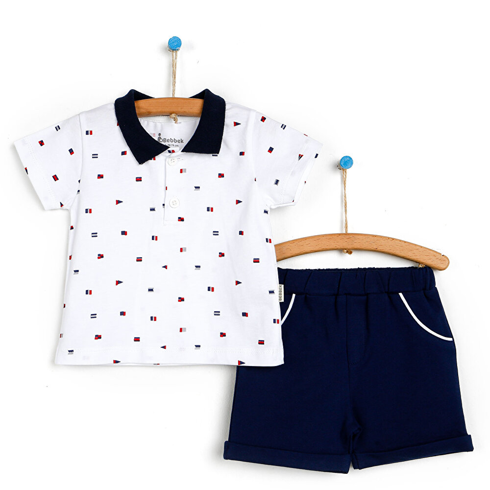Little Marine Tshirt-Şort Erkek Bebek