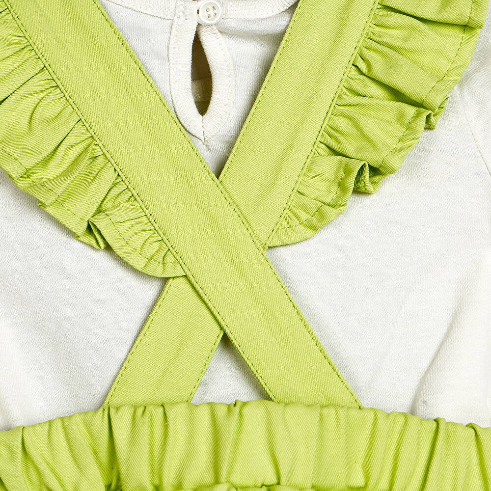 Summer Princess Şort Salopet-Tshirt Takım Kız Bebek