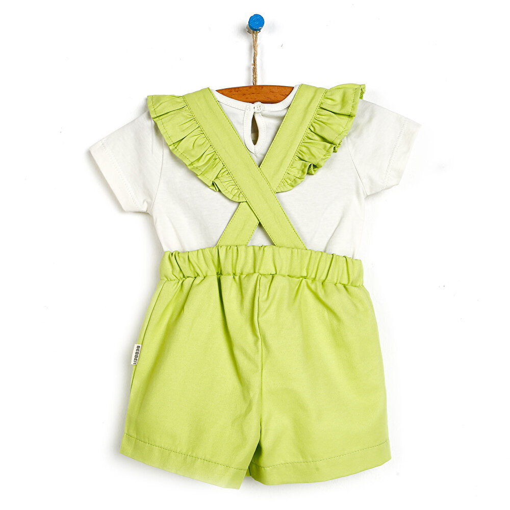 Summer Princess Şort Salopet-Tshirt Takım Kız Bebek