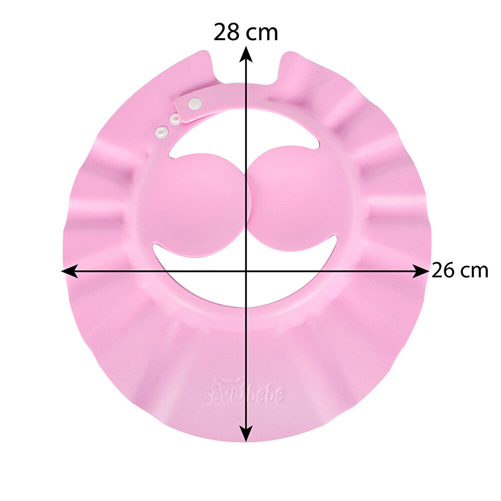 Bebek Banyo Duş Şapkası Pembe