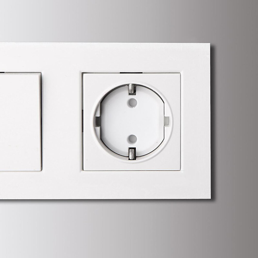 Bebek Güvenlik Priz Kapağı Beyaz 6 Adet