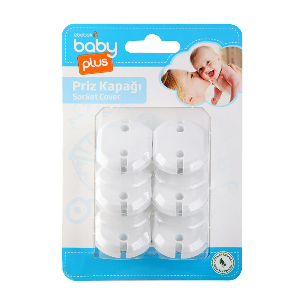 Bebek Güvenlik Priz Kapağı Beyaz 6 Adet
