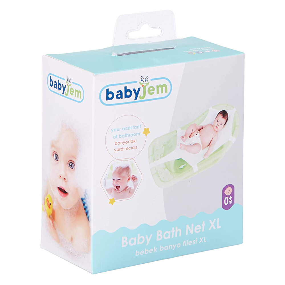 Bebek Havlu Banyo Filesi Büyük XL Beyaz