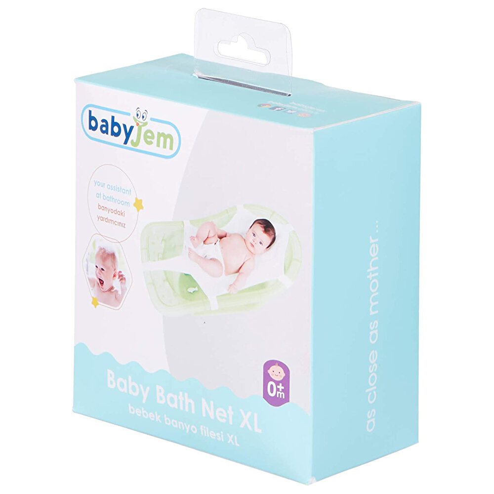 Bebek Havlu Banyo Filesi Büyük XL Beyaz