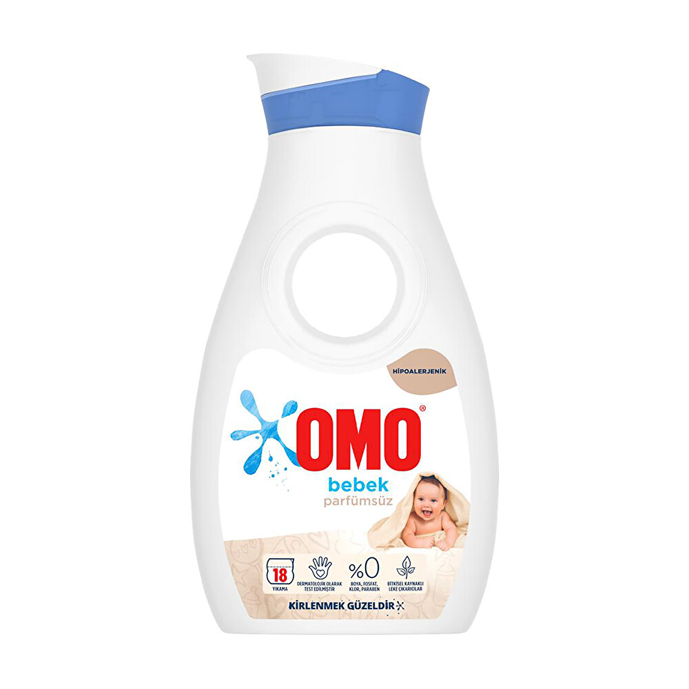 Bebek Parfümsüz Sıvı Deterjan 18 Yıkama 900 ml