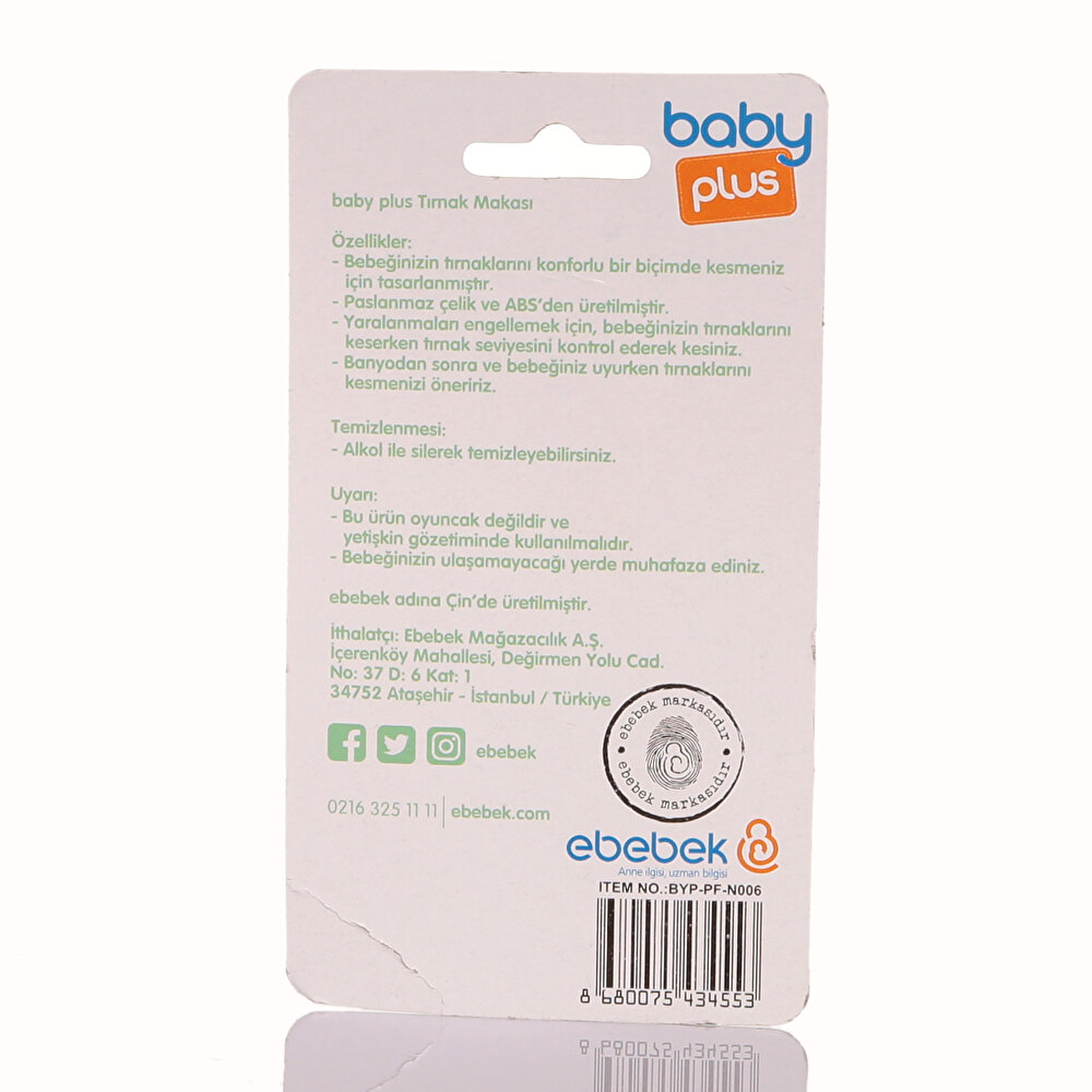 Bebek Tırnak Makası