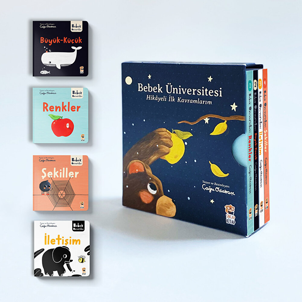 Bebek Üniversitesi Seti 1: Hikayeli İlk Kavramlarım (4 Kitap Takım) - Çağrı Odabaşı
