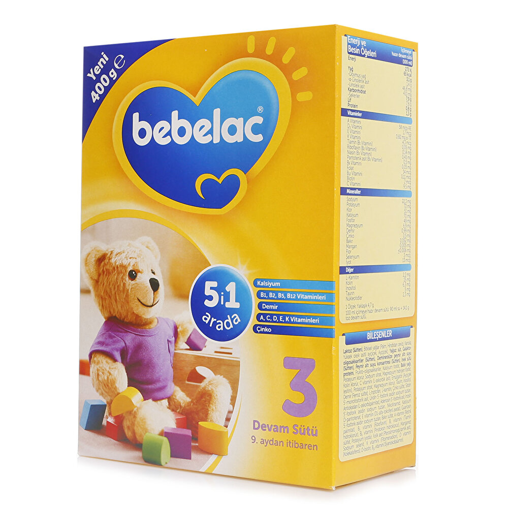 3 Devam Sütü 400 gr 9-12 Ay