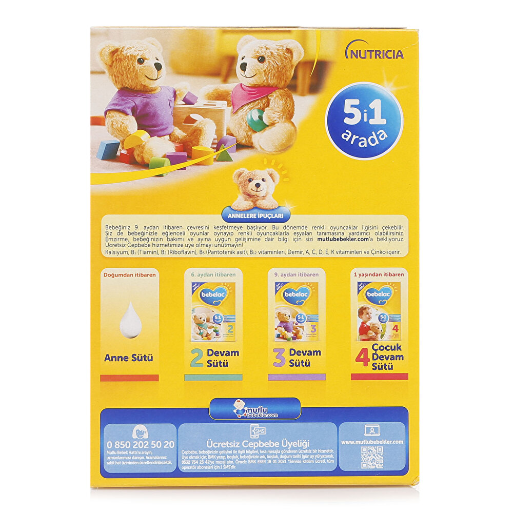 3 Devam Sütü 400 gr 9-12 Ay