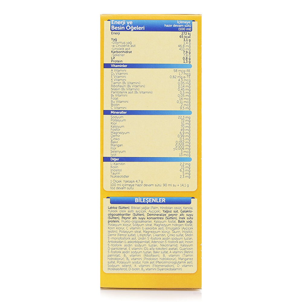 3 Devam Sütü 400 gr 9-12 Ay