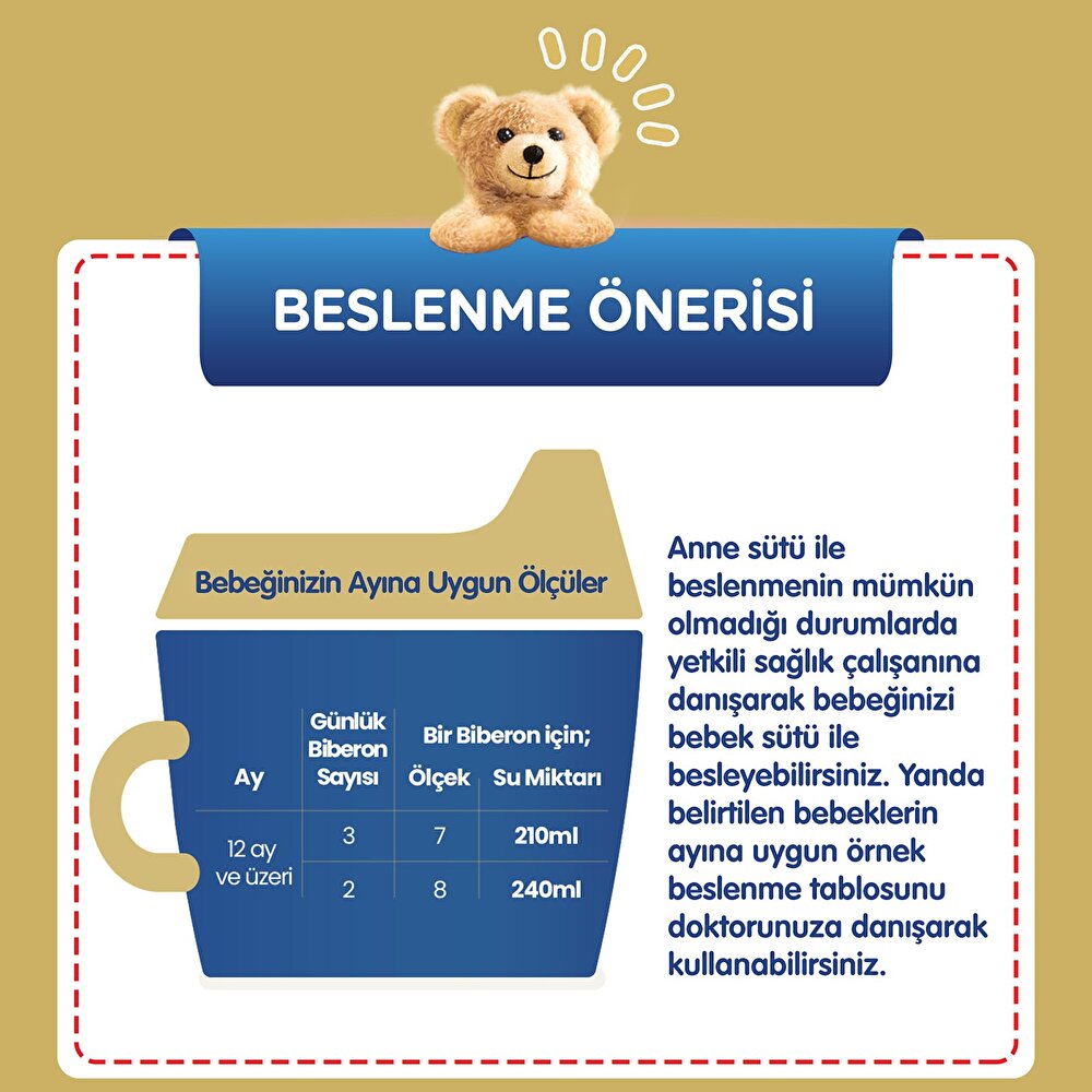 3 Çocuk Devam Sütü 350 gr 1+ Yaş