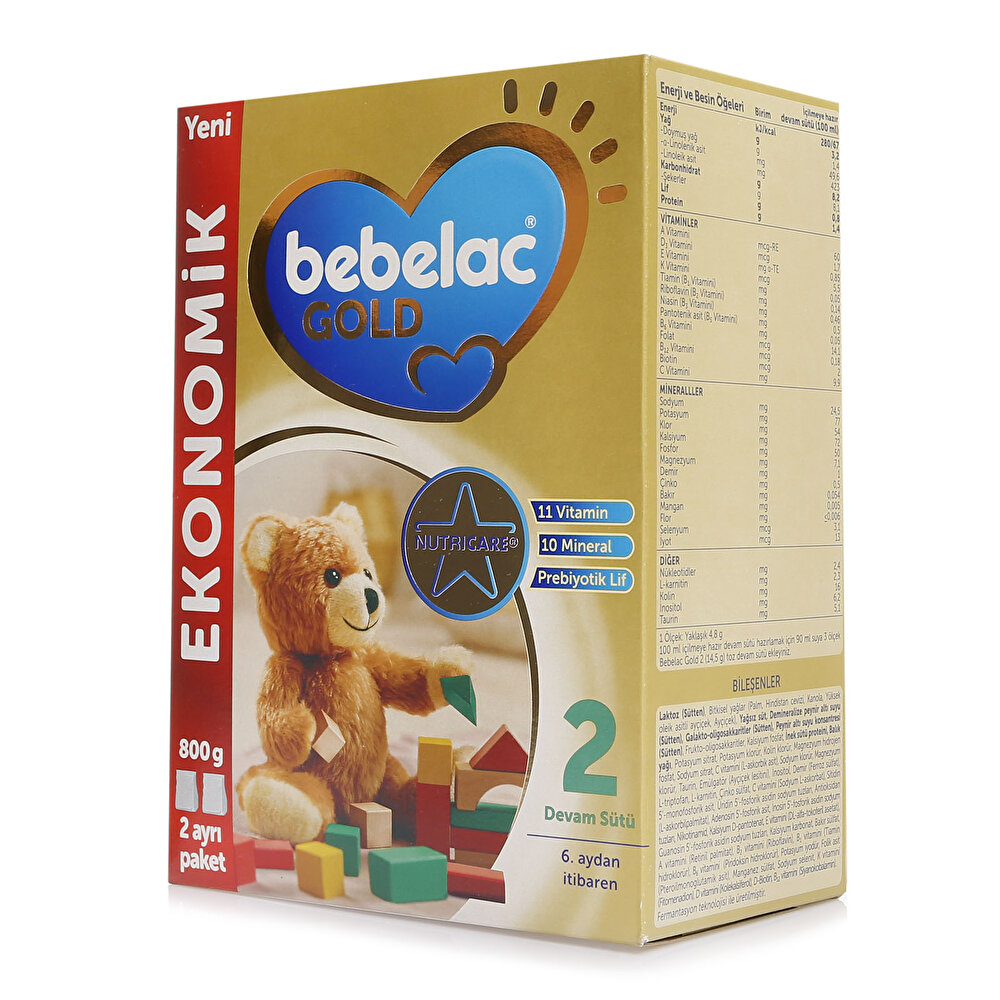 2 Devam Sütü 800 gr 6-12 Ay