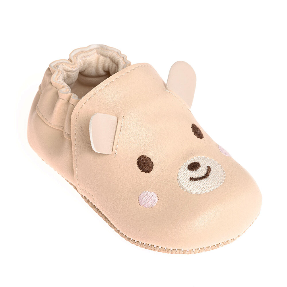 Bej Ayı Desenli Patik Unisex