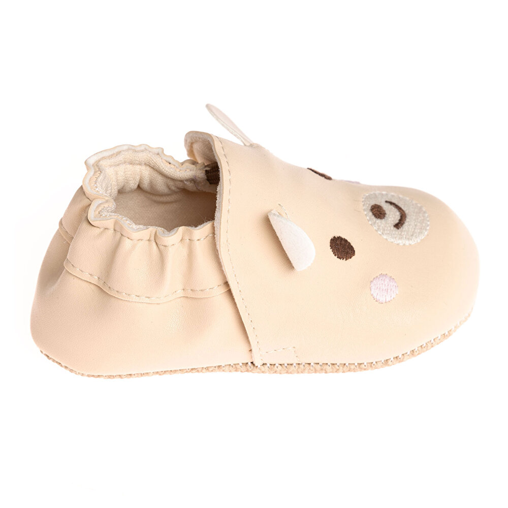 Bej Ayı Desenli Patik Unisex