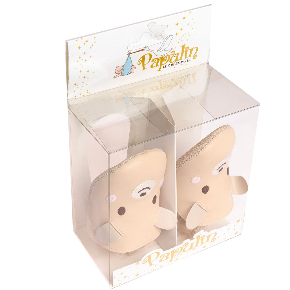 Bej Ayı Desenli Patik Unisex