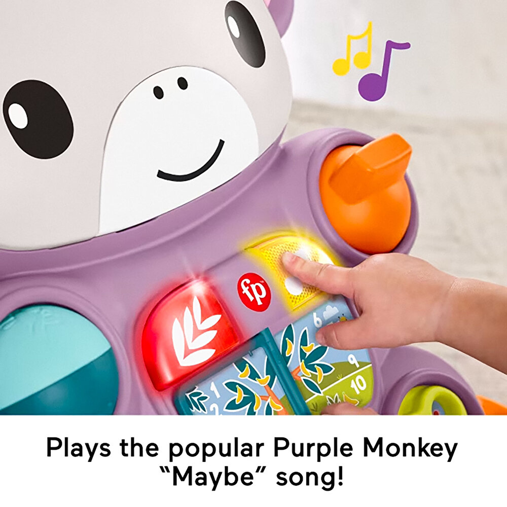 Benimle Öğren Mor Maymun Yürüteç