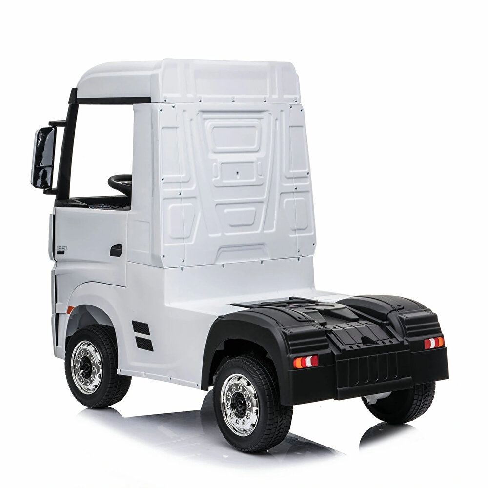 Benz Tır 12 V Akülü Araba 4*2 Beyaz