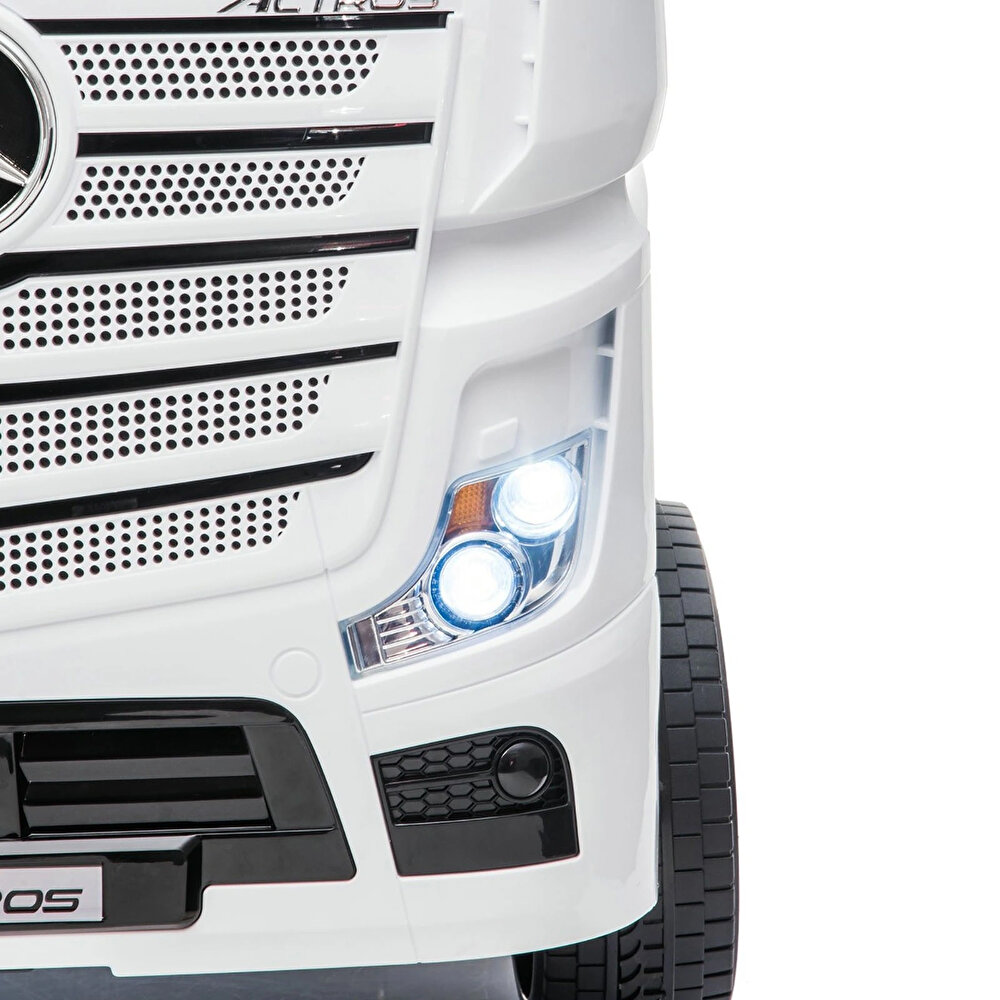 Benz Tır 12 V Akülü Araba 4*2 Beyaz