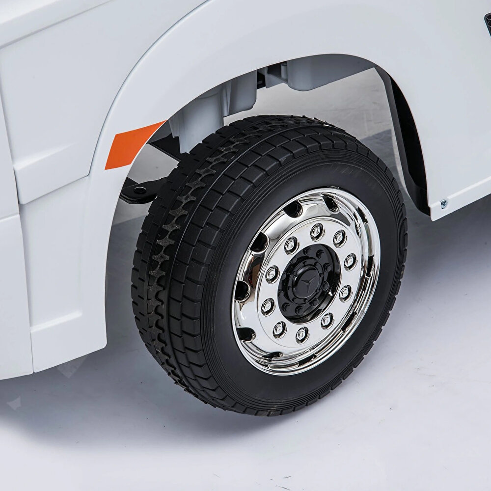 Benz Tır 12 V Akülü Araba 4*2 Beyaz