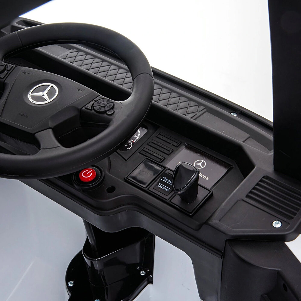 Benz Tır 12 V Akülü Araba 4*2 Beyaz