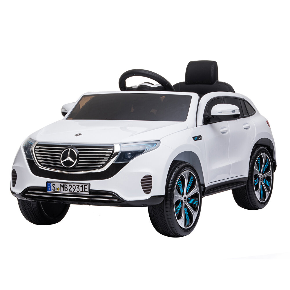 Benz EQC 400 12 V Akülü Araba Uzaktan Kumandalı 4*2 Beyaz