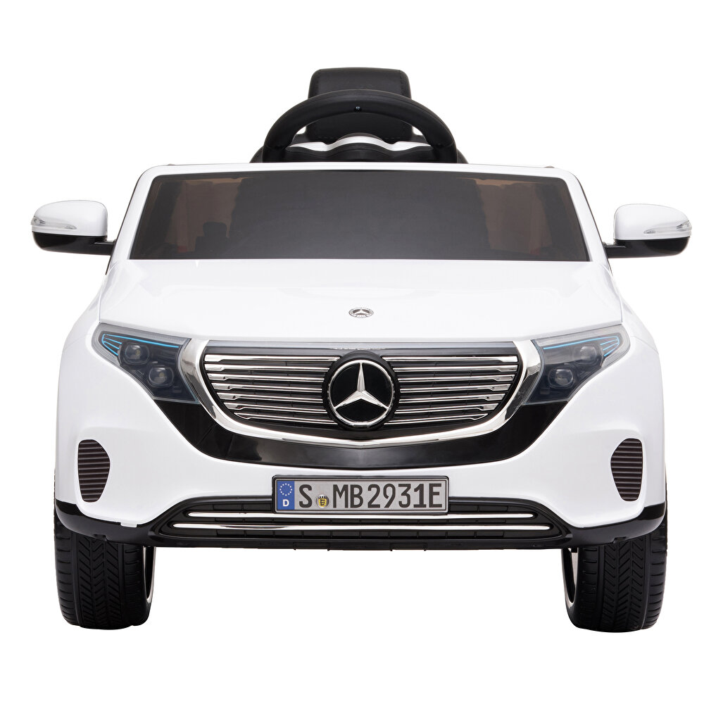 Benz EQC 400 12 V Akülü Araba Uzaktan Kumandalı 4*2 Beyaz
