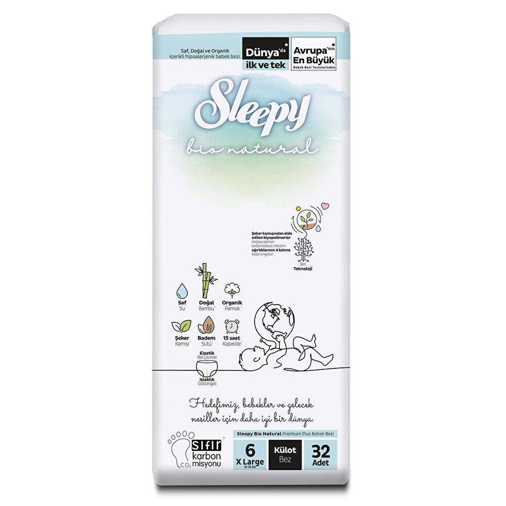 Bio Natural Külot Bez 6 beden 32