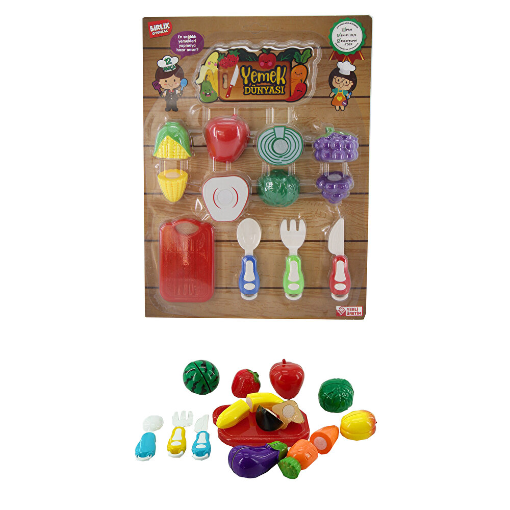 12 PCS Kesilebilen Meyve&Sebze