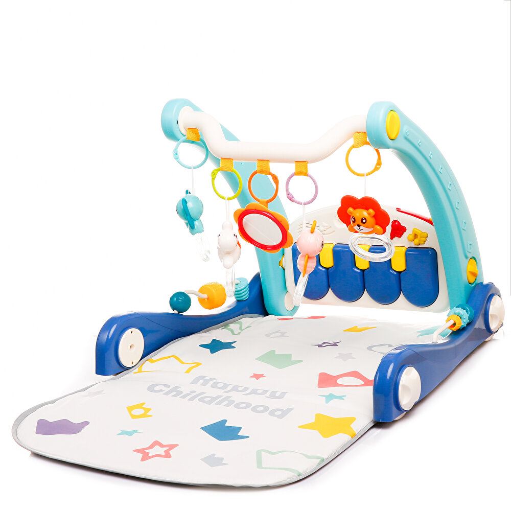 Aktivite Halısı & İlk Adım Arabası - Mavi