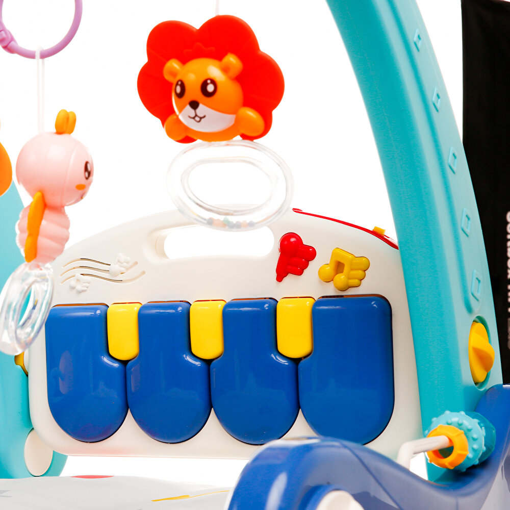 Aktivite Halısı & İlk Adım Arabası - Mavi